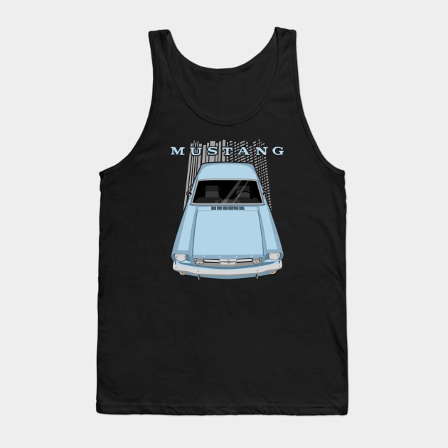 Mustang 1966 - Arcadian Blue Tank Top by V8social